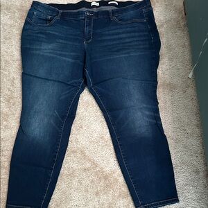 Women's Blue Jeans size 24W length 28 inches